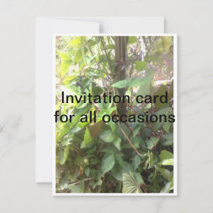 Invitation card for all occasions