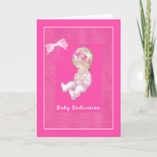 Invitation Card for Baby Girl Dedication Ceremony
