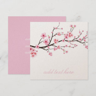 INVITATION CARD : SAKURA CHERRY BLOSSOMS