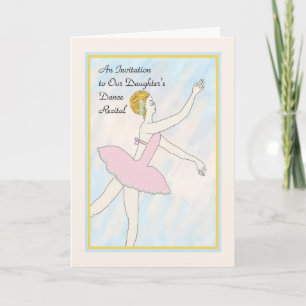 Invitation card to Daughter's Dance Recital