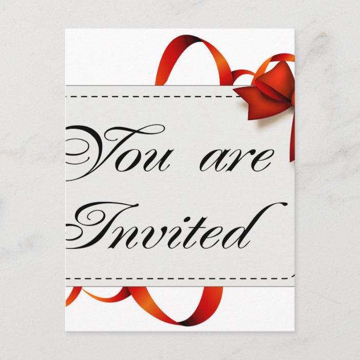 Invitation card >> You Are Invited | Zazzle.co.uk