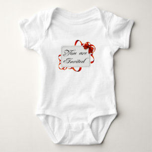 Invitation card >> You Are Invited Baby Bodysuit