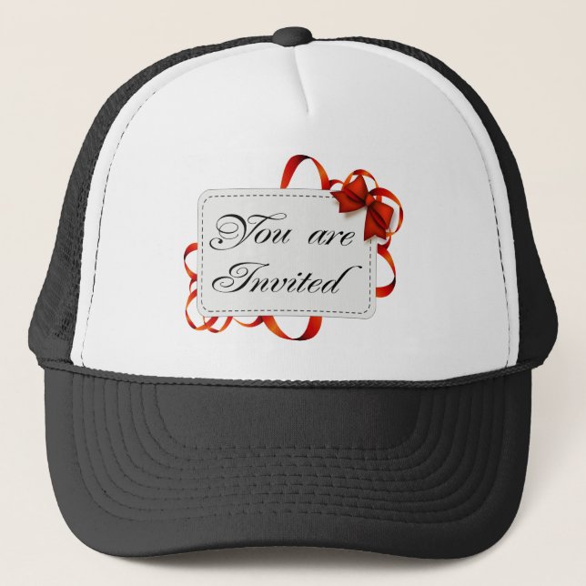 Invitation card >> You Are Invited Trucker Hat (Front)