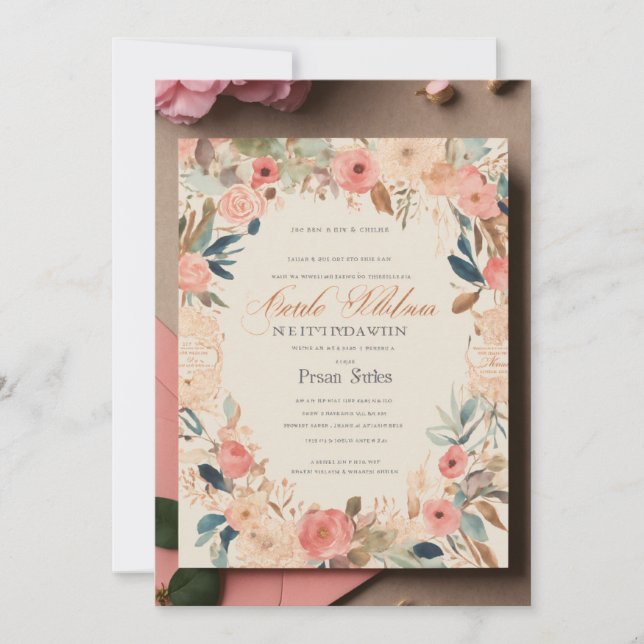 invitation cards/announcement card (Front)