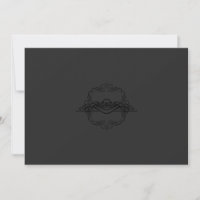 Invitation Cards | Elegant Black – Ornate Design
