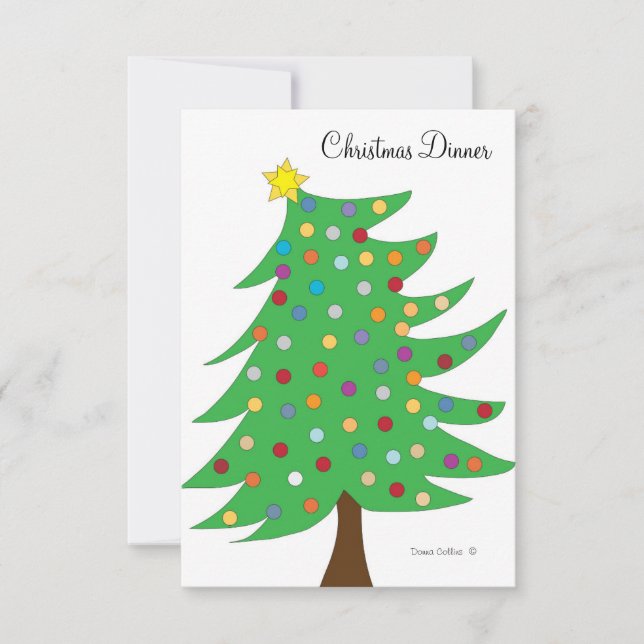 Invitation  Christmas Dinner (Front)