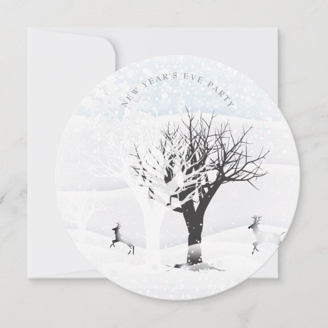 Invitation Christmas & New Year Fairy Tale Fantasy (Front)