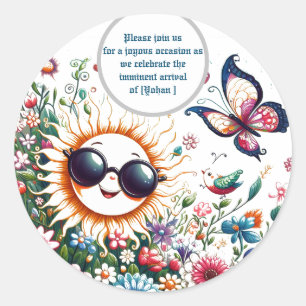 Invitation Classic Round Sticker