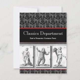 Invitation, Classics, Mythology, Roman Empire Invitation