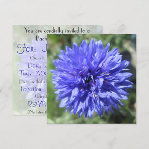 Invitation - Cornflower Blue Bachelor's Button