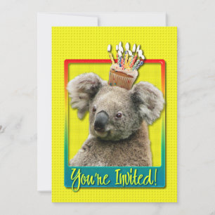 Invitation Cupcake - Koala
