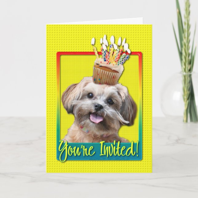 Invitation Cupcake - ShihPoo - Maggie (Front)
