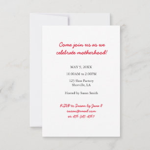 Invitation, Customisable Mother's Day Brunch Invitation