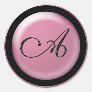 Invitation Envelope A Classic Round Sticker