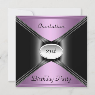 Invitation Envelope Any Birthday Purple colour