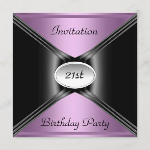 Invitation Envelope Any Birthday Purple colour