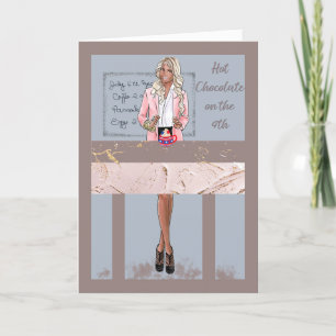 Invitation for Hot Chocolate on the 4th of July