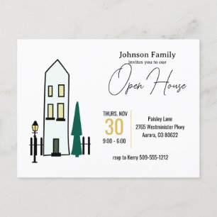 Invitation for open house or other
