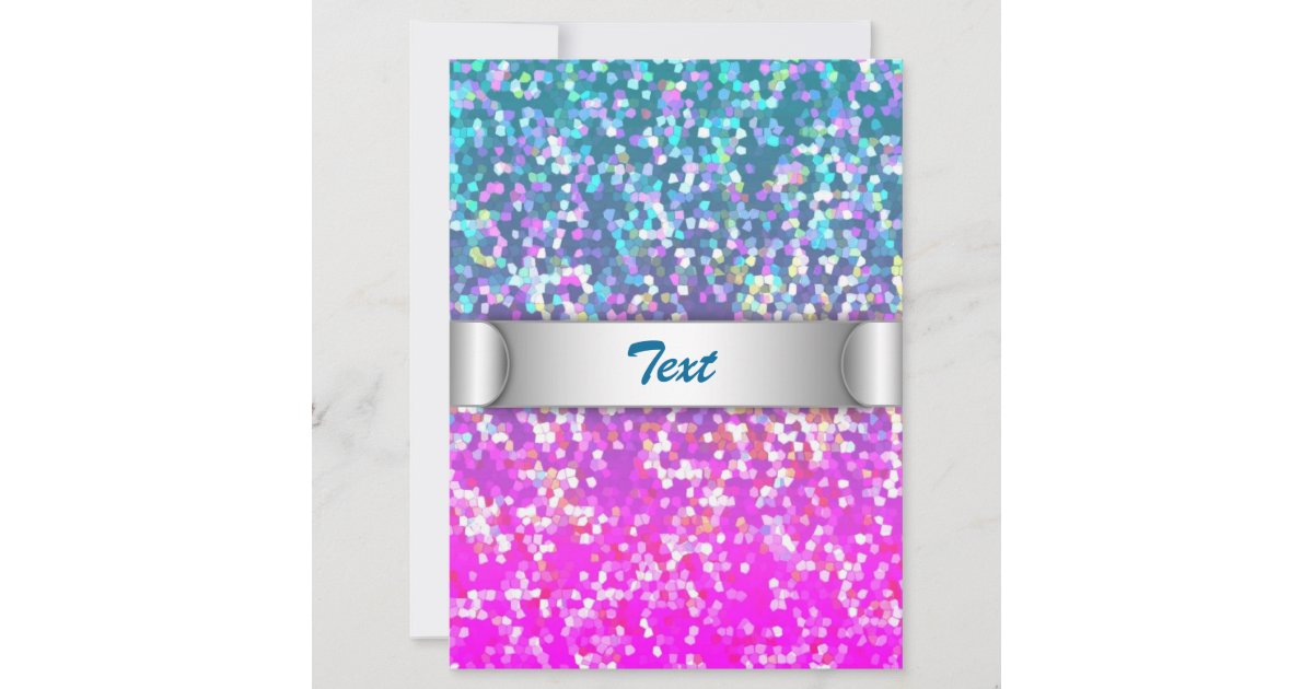 Invitation Glitter Graphic Background | Zazzle