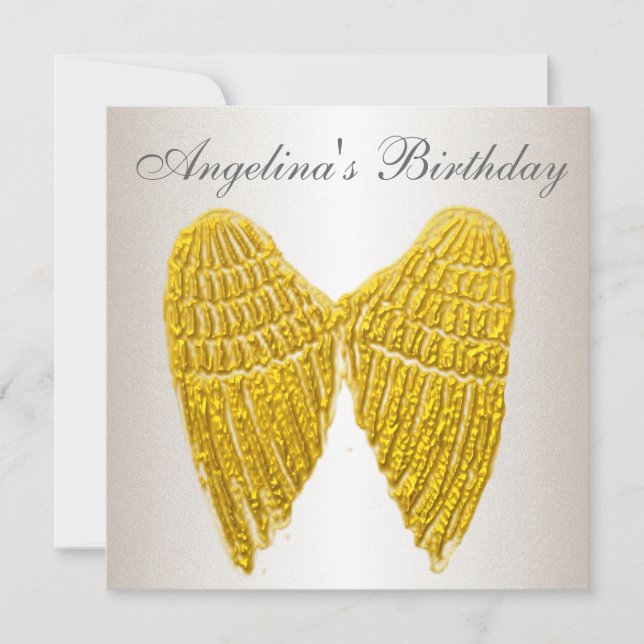 Invitation Gold  Wings (Front)