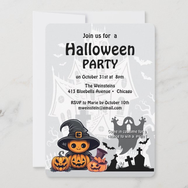 Invitation : HALLOWEEN House #1 (Front)