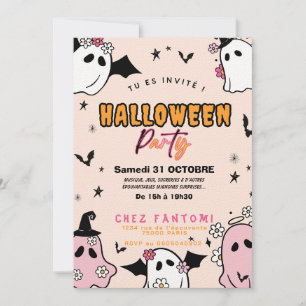 Invitation Halloween Party Girly Girl