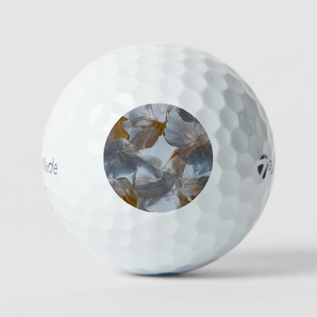 Invitation handmade artwork  golf balls (Front)