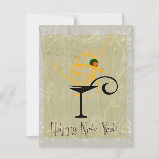 Invitation Happy New Year's Party (Front)