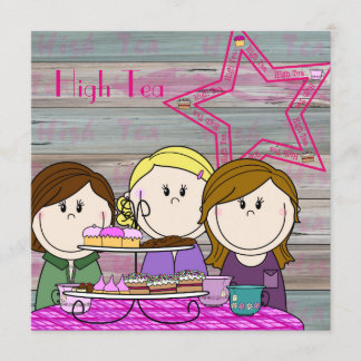 Invitation - High Tea - Party Girls