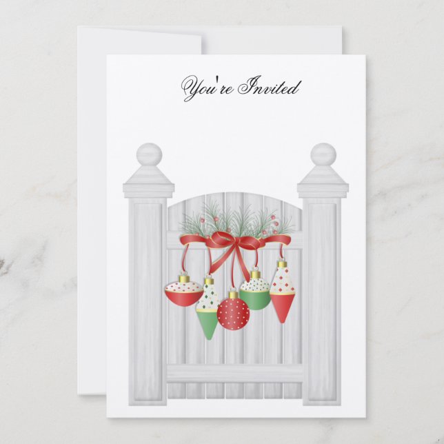 Invitation Holiday Christmas Party (Front)
