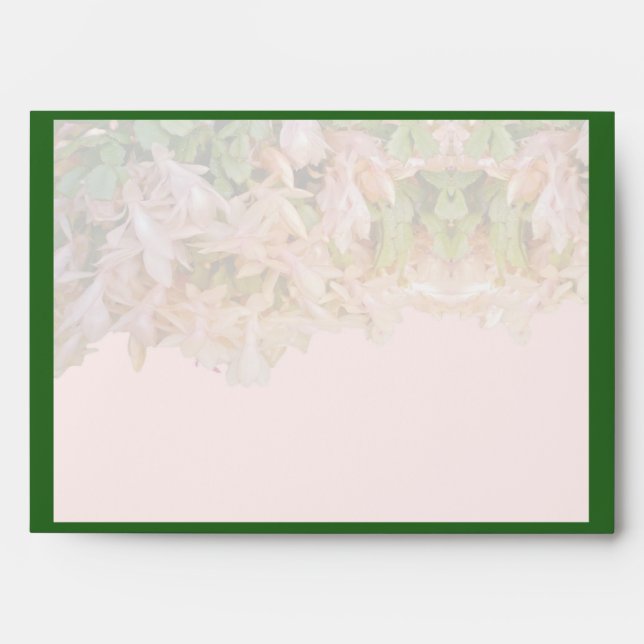 Invitation Holiday Open House Christmas Cactus Envelope (Front)