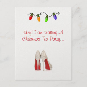 Invitation Holiday Tea Party