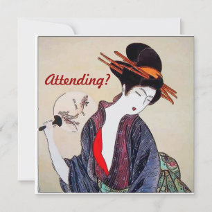 Invitation Japanese Woman, Attending?
