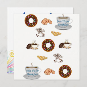 Invitation Join us for Breakfast Card