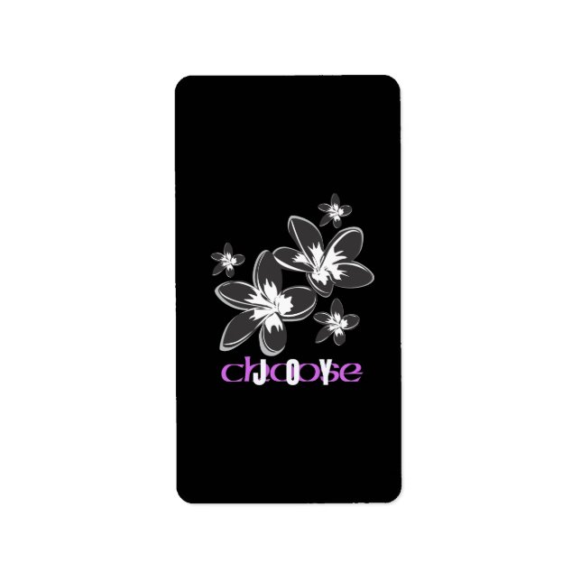 Invitation Label (Front)