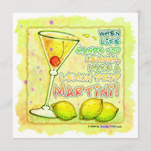 Invitation - Lemon Drop Martini