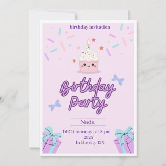 Invitation Magical Birthday Party