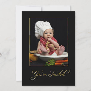 INVITATION - MULTI PURPOSE - BABY AS CHEF