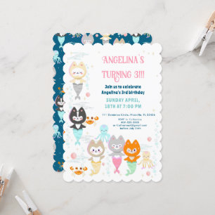 Invitation nautical themed birthday.