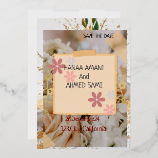 Invitation of Dazzling Wedding