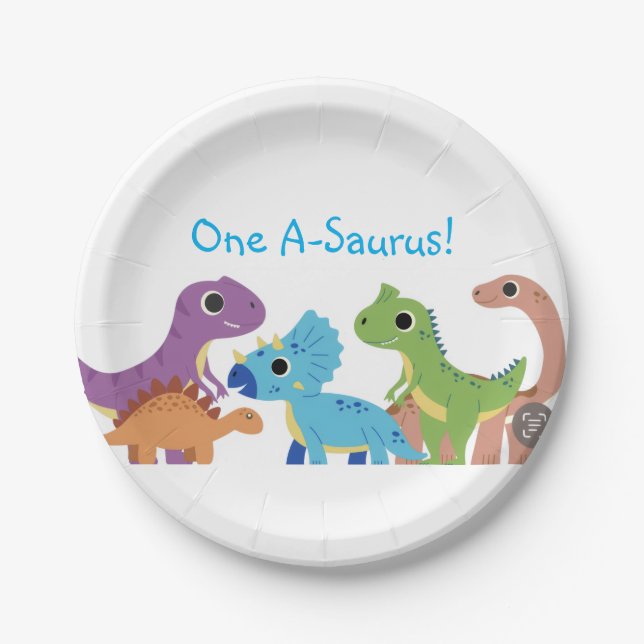 Invitation Paper Plate (Front)