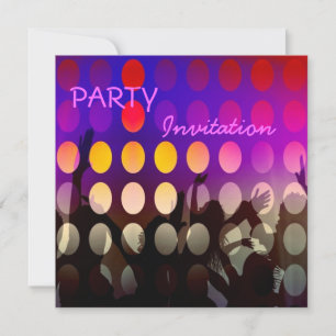 Invitation Party pink Rave