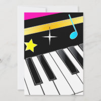 Invitation: Piano Recital with Piano Keys