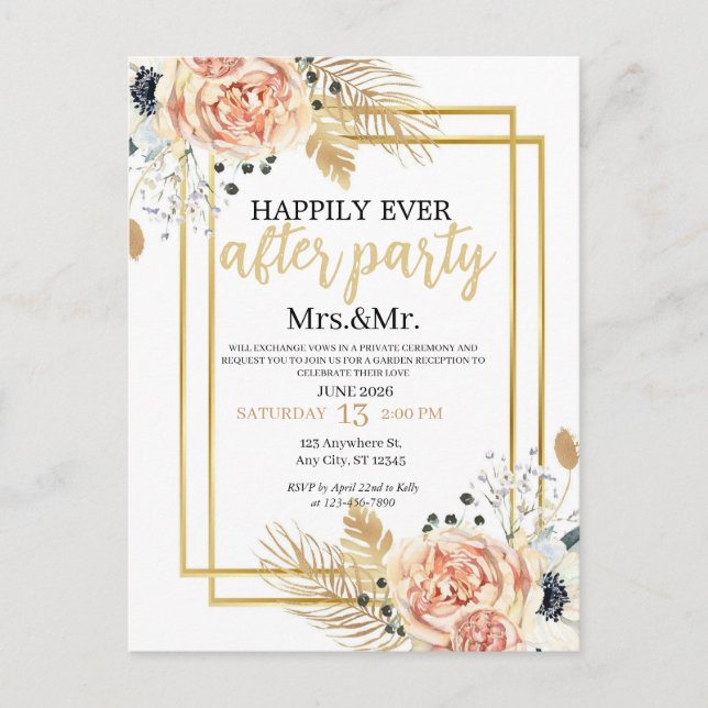 Invitation Postcard (Front)