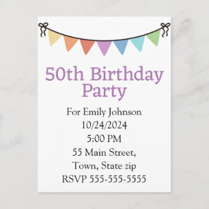 Invitation Postcard