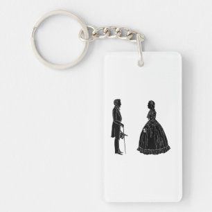 Invitation Postcard Key Ring