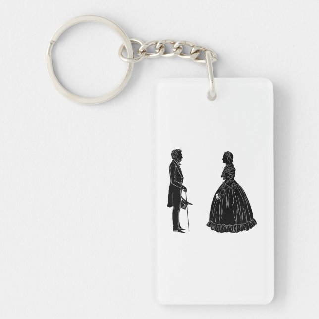 Invitation Postcard Key Ring (Front)