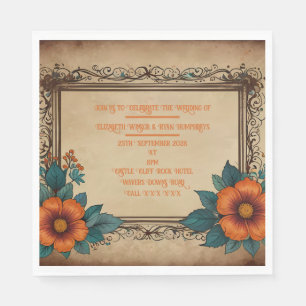 Invitation Postcard Napkin