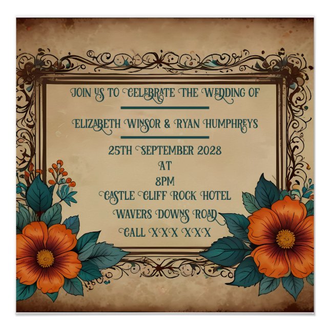 Invitation Postcard Poster (Front)