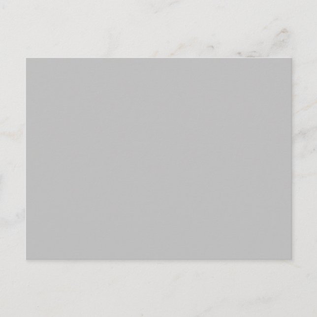 Invitation Postcards | Minimalist Grey Marble Desi (Front)